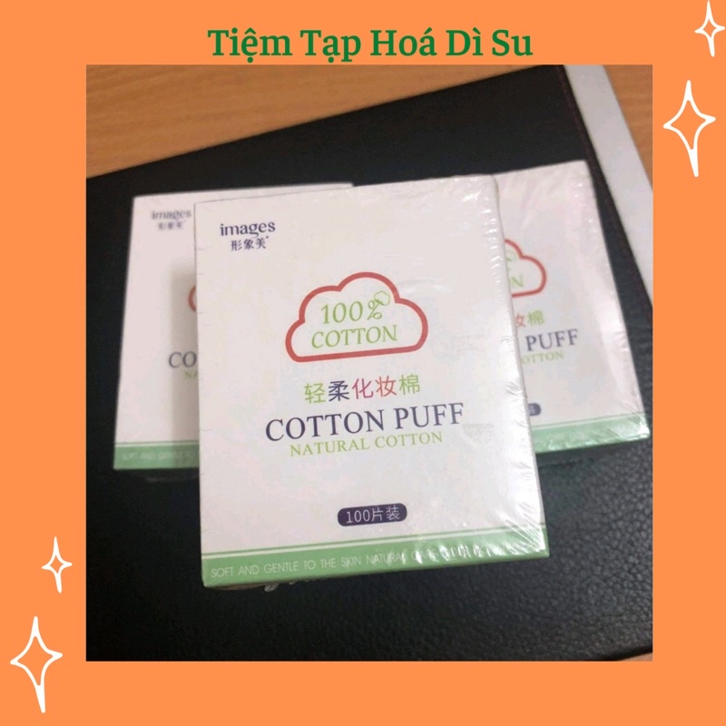 Bông tẩy trang cotton nội địa Trung siêu dai va mềm mịn cho da