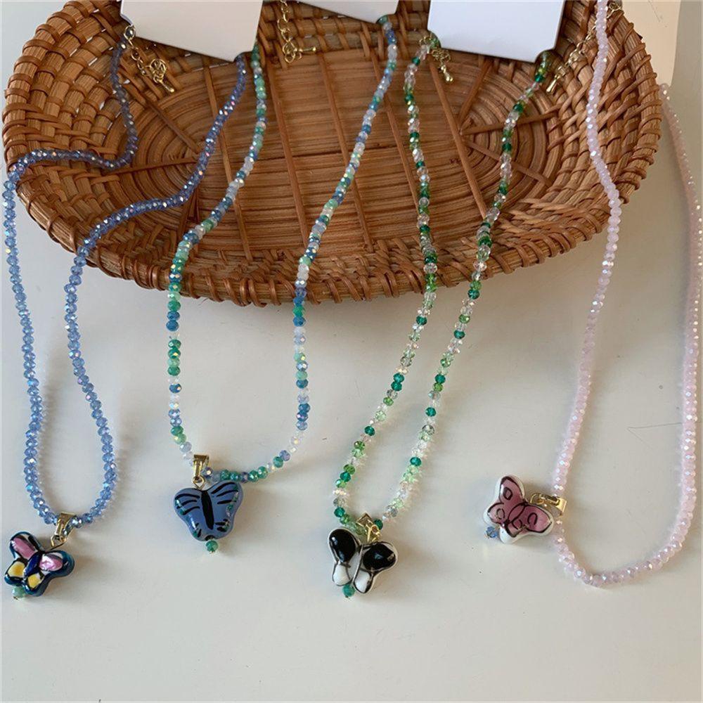 SUMU Vòng Cổ Choker Đính Đá Dễ Thương