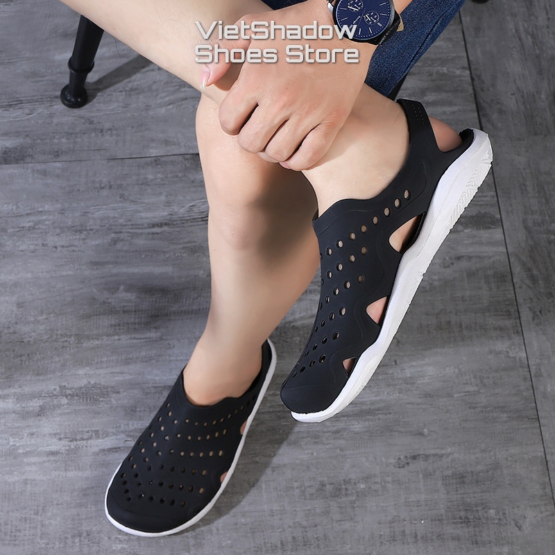 Dép sục nam kiểu Swiftwater chất liệu mũ giày PVC kết hợp đế TPU mềm êm không thấm nước - Mã SP 6007 | BigBuy360 - bigbuy360.vn