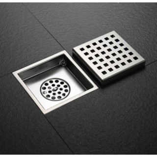 THOÁT SÀN NGĂN MÙI HÔI 15x15cm INOX304 ỐNG THOÁT NHỎ 2ae6263