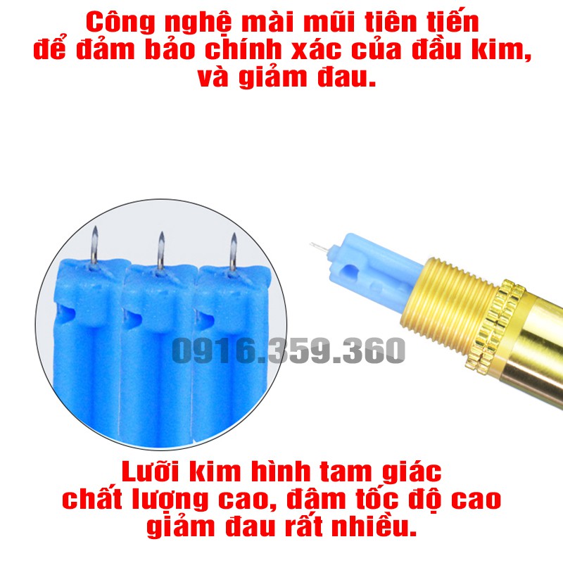 Bút Chích Máu Tiểu Đường Giác Hơi 1 Đầu Kim Đồng Nguyên Chất