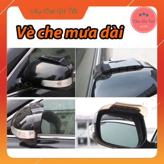 Bộ 2 vè che mưa gương chiếu hậu ô tô loại dài