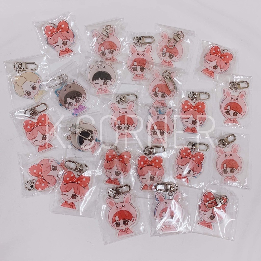 KEYRING CHIBI BTS (FANSITE)