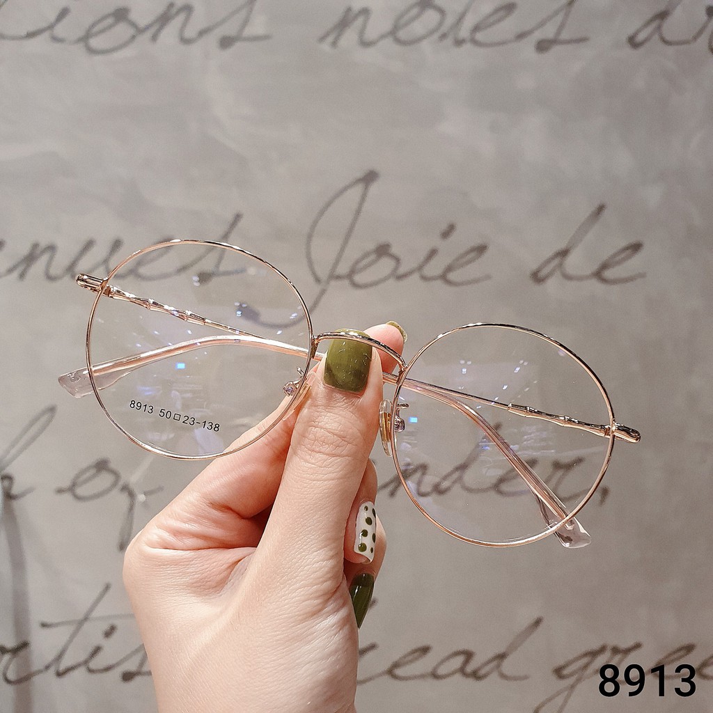 Gọng kính cận Lilyeyewear kim loại, mắt tròn, nhiều màu - Y8913 | BigBuy360 - bigbuy360.vn