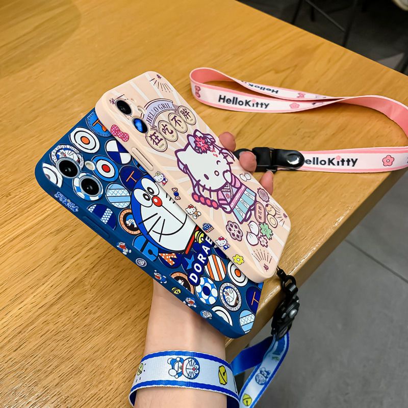 Ốp Điện Thoại TPU Silicon Mềm Họa Tiết Doraemon Cho iPhone 13 Pro Max Phone Case 13 12 Mini 11 XS XR X 8 7 Plus 6S 6 SE