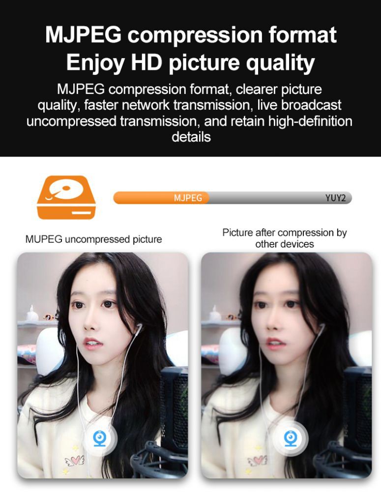 Webcam Hd 1080p Có Micro Và Đèn Led Tự Động Cho Máy Tính | BigBuy360 - bigbuy360.vn