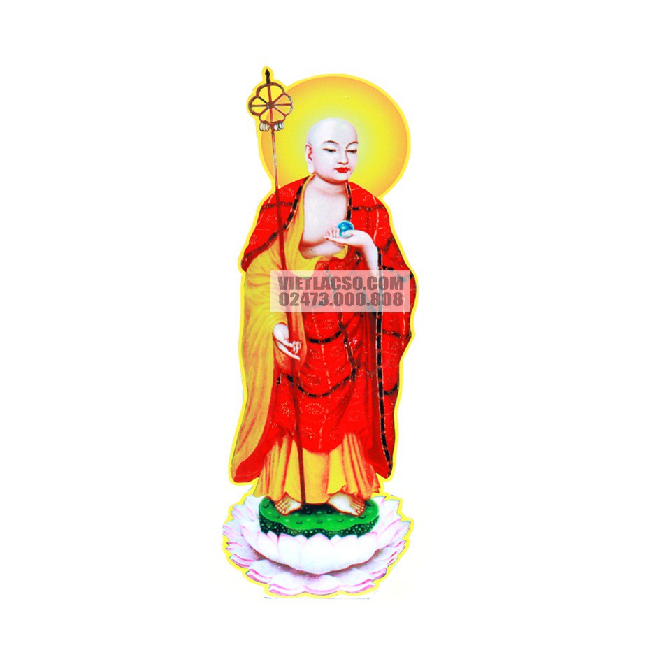 Tranh cúng bày đàn lễ mục liên 60cm xốp