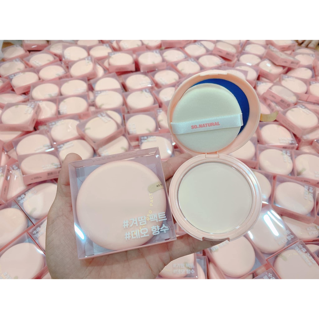 KHỬ MÙI CƠ THỂ, GIẢM HÔI VÀ THÂM NÁCH HIỆU QUẢ SO NATURAL PEACH DEO PACT CHÍNH HÃNG - 9283