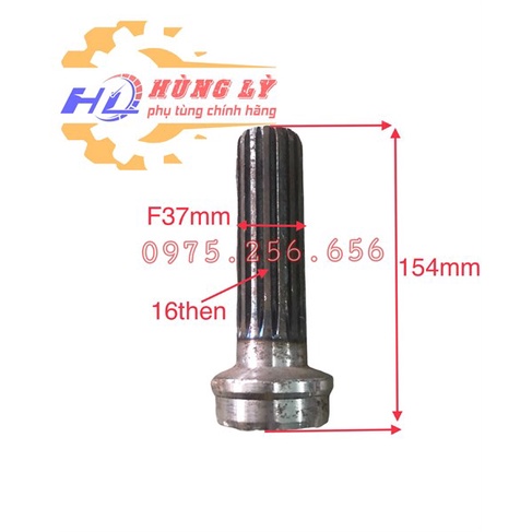Đầu Đực 130-16 Then phụ tùng ô tô phụ tùng Hùng Lỳ