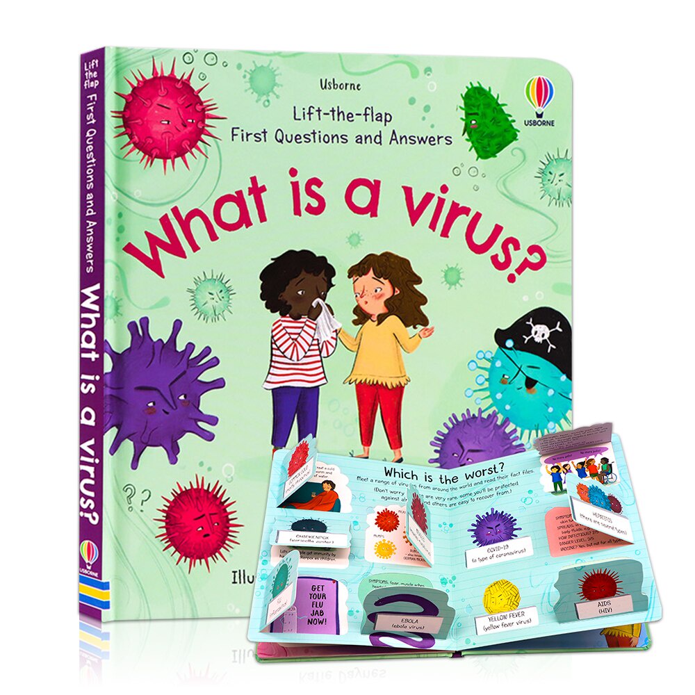 Usborne Lift The Flip Rất First Q & A Virus là gì?