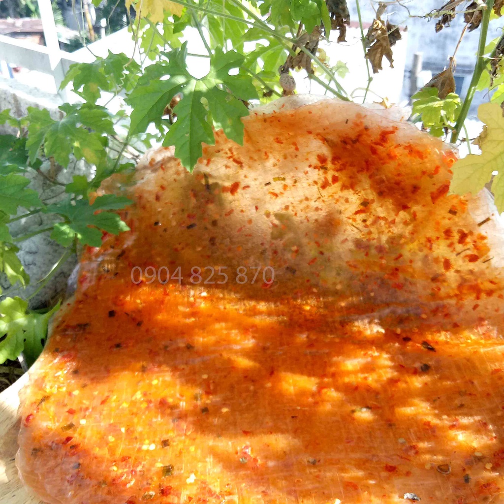 BÁNH TRÁNG DẺO TÔM PHƠI SƯƠNG LOẠI NGON 0.5KG