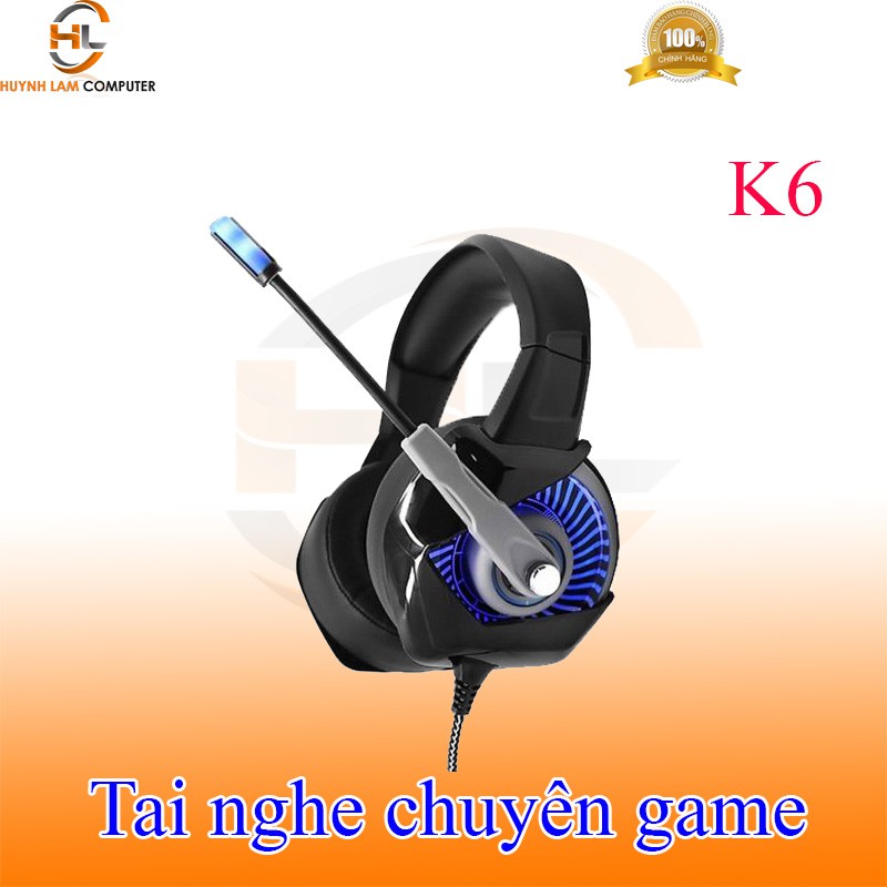Tai nghe chuyên game EXAVP K6 Full Box Có Đèn Led - VSP phân phối