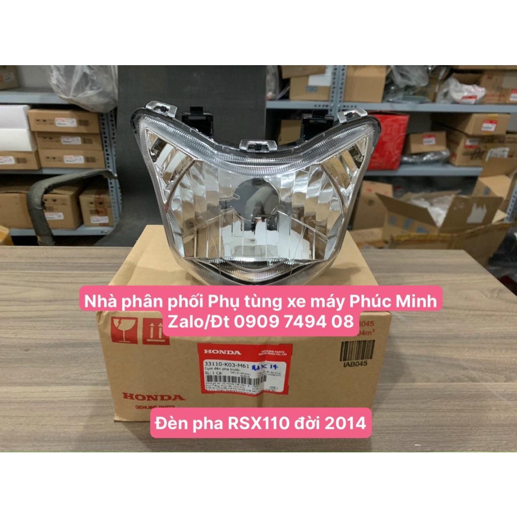 Đèn pha hãng dành cho xe Wave RSX 110 2014