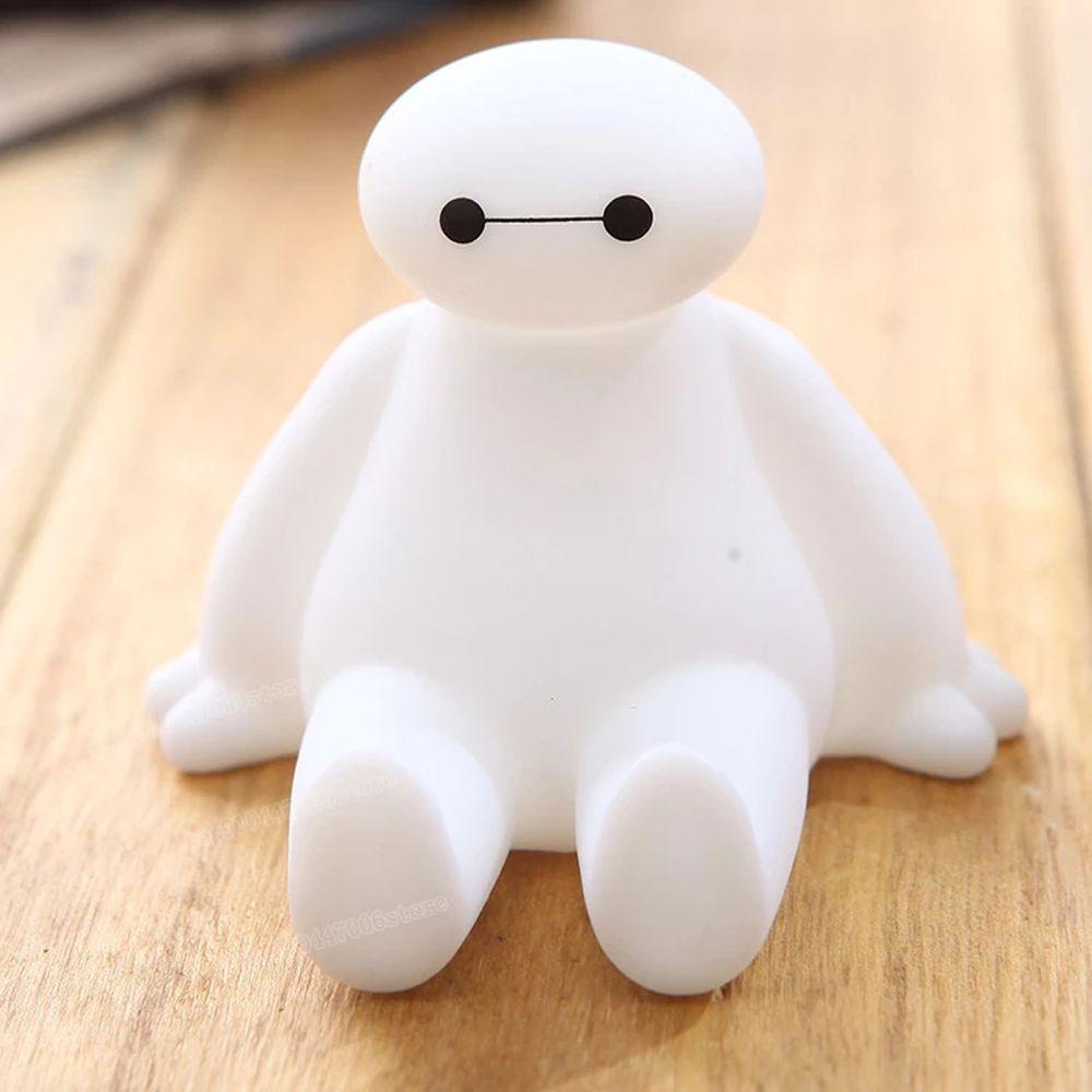 Dyruidoj1 Giá Đỡ Điện Thoại Hoạt Hình Baymax Big Hero Màu Trắng Trang Trí Xe Hơi