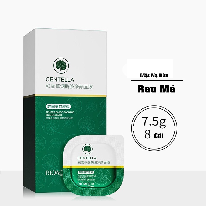 Mặt nạ bùn BioAqua, chiết xuất Bơ,Tảo biển,Rau Má- dưỡng da,cấp ẩm,trắng da,chống lão hóa.thu nhỏ lỗ chân lông( 1 hũ )