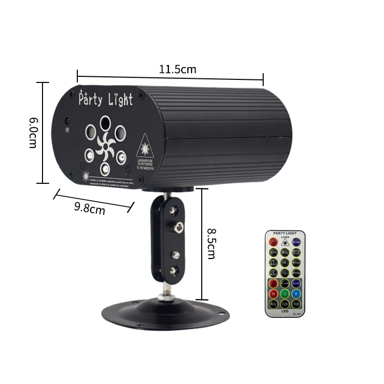 2020 Đèn LED Chiếu Sáng 6 Lỗ Có Thể Điều Khiển Bằng Giọng Nói  Bóng Tuyết Pha Lê Điều Khiển Từ Xa