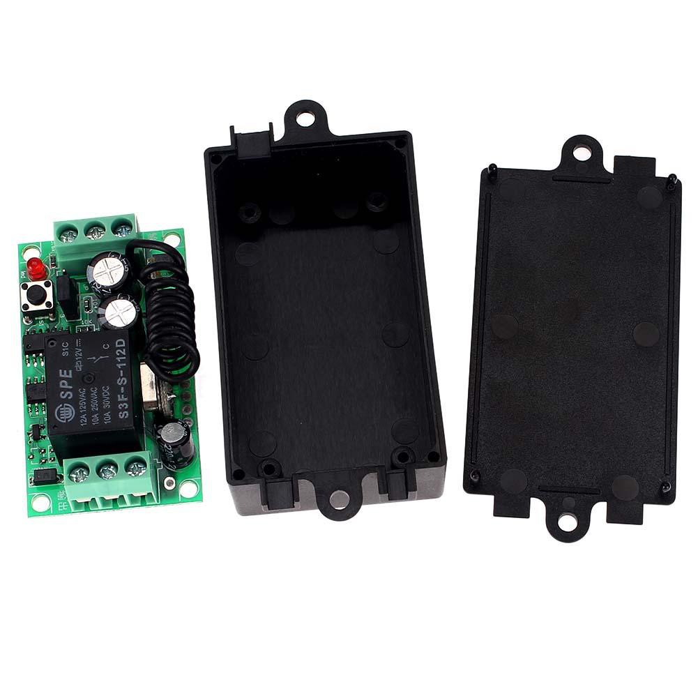 Bộ thu phát sóng kèm remote điều khiển DC 12V 10A 433mhz chuyên dụng