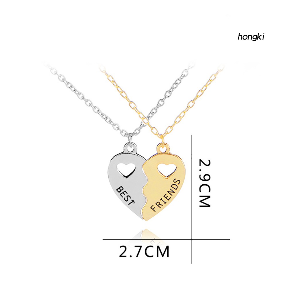 Dây Chuyền Tình Bạn Mặt Hình Trái Tim Xinh Xắn