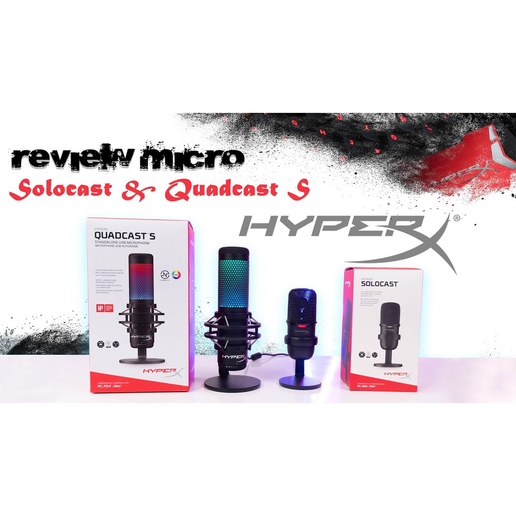 -  -  - Micro HyperX QuadCast S RGB - Chính Hãng Việt Nam - Mới 100%
