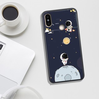 Ốp lưng xiaomi redmi note 5/note 5 pro/note 6/note 6 pro, in hình phi hành gia đáng yêu và ngộ nghĩnh.