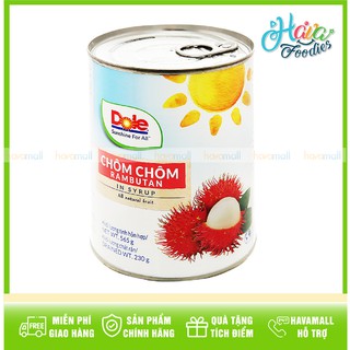 [HÀNG CHÍNH HÃNG] Chôm Chôm Đóng Lon Dole 565gr (date 30/5/25)