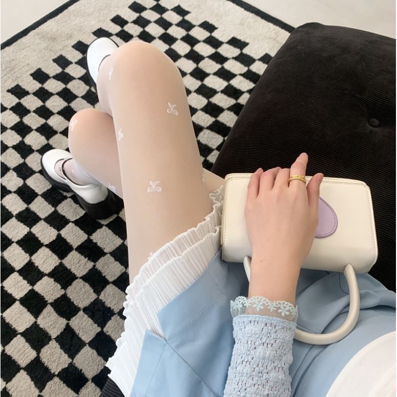 Quần Tất Nữ Mix Nơ Như Ảnh Siêu Đẹp
