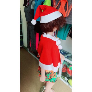 Áo noel cho bé ( áo Choàng + Mũ )