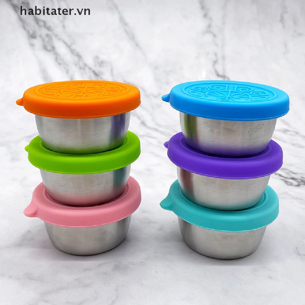 1 Hộp Đựng Gia Vị Salad Có Nắp Đậy Chống Rò Rỉ Có Thể Tái Sử Dụng