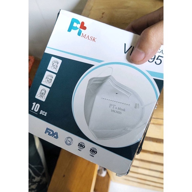 Khẩu trang N95 PT 4 lớp vải không dệt công nghệ Nhật thoáng khí