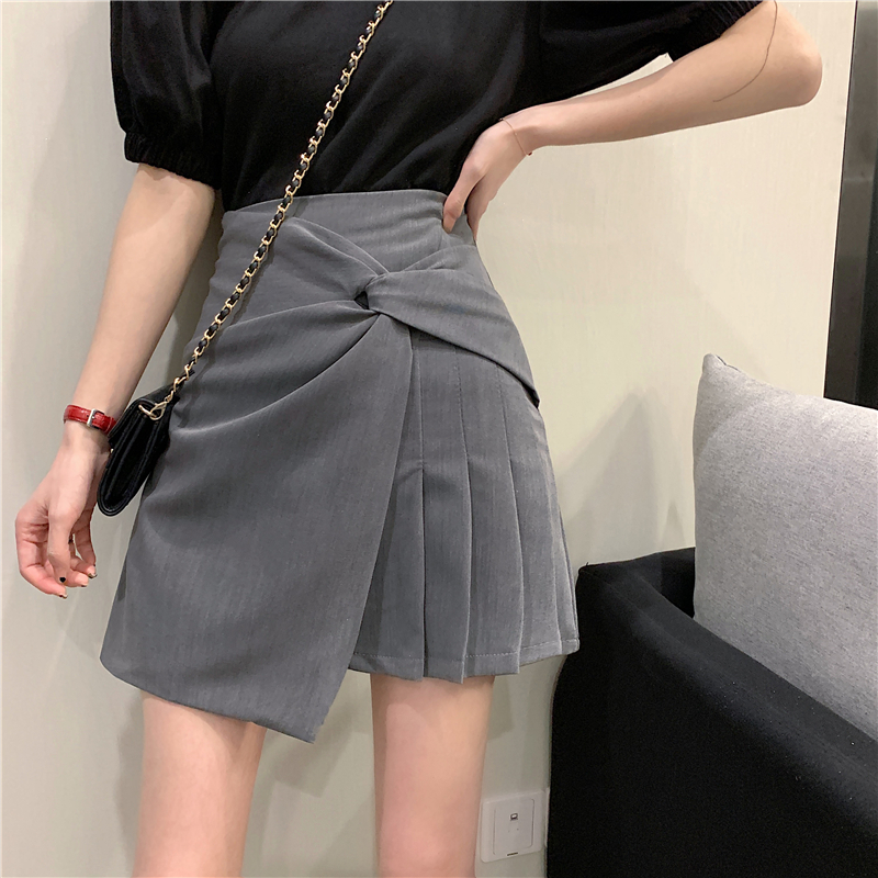 Chân Váy Chữ A Lưng Cao Xếp Ly Xinh Xắn Thời Trang | BigBuy360 - bigbuy360.vn