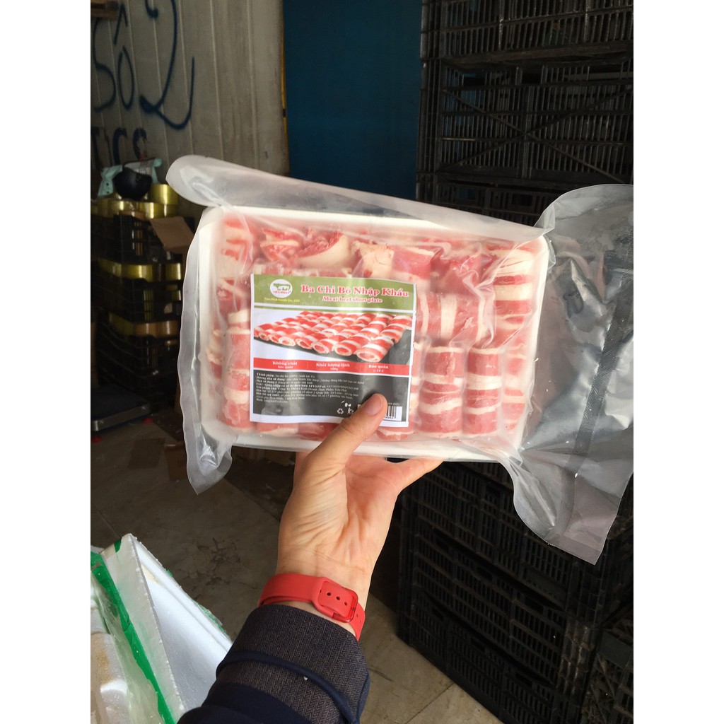 Ba chỉ bò khay 500g hàng xuất khẩu [ship hỏa tốc 1h]/ Khay ba chỉ | BigBuy360 - bigbuy360.vn