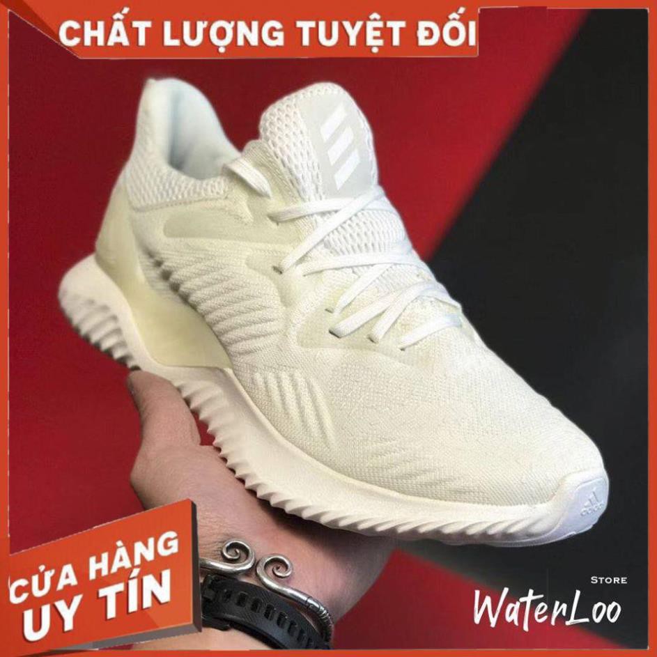 (HÀNG CHUẨN+QUÀ TẶNG) Giày thể thao sneaker nam nữ ALPHABOUNCE Beyond 2018 full trắng