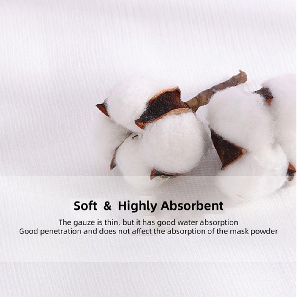 Bộ 100 Mặt Nạ Cotton Mềm Chất Lượng Cao Tự Làm Mặt Nạ Chăm Sóc Da