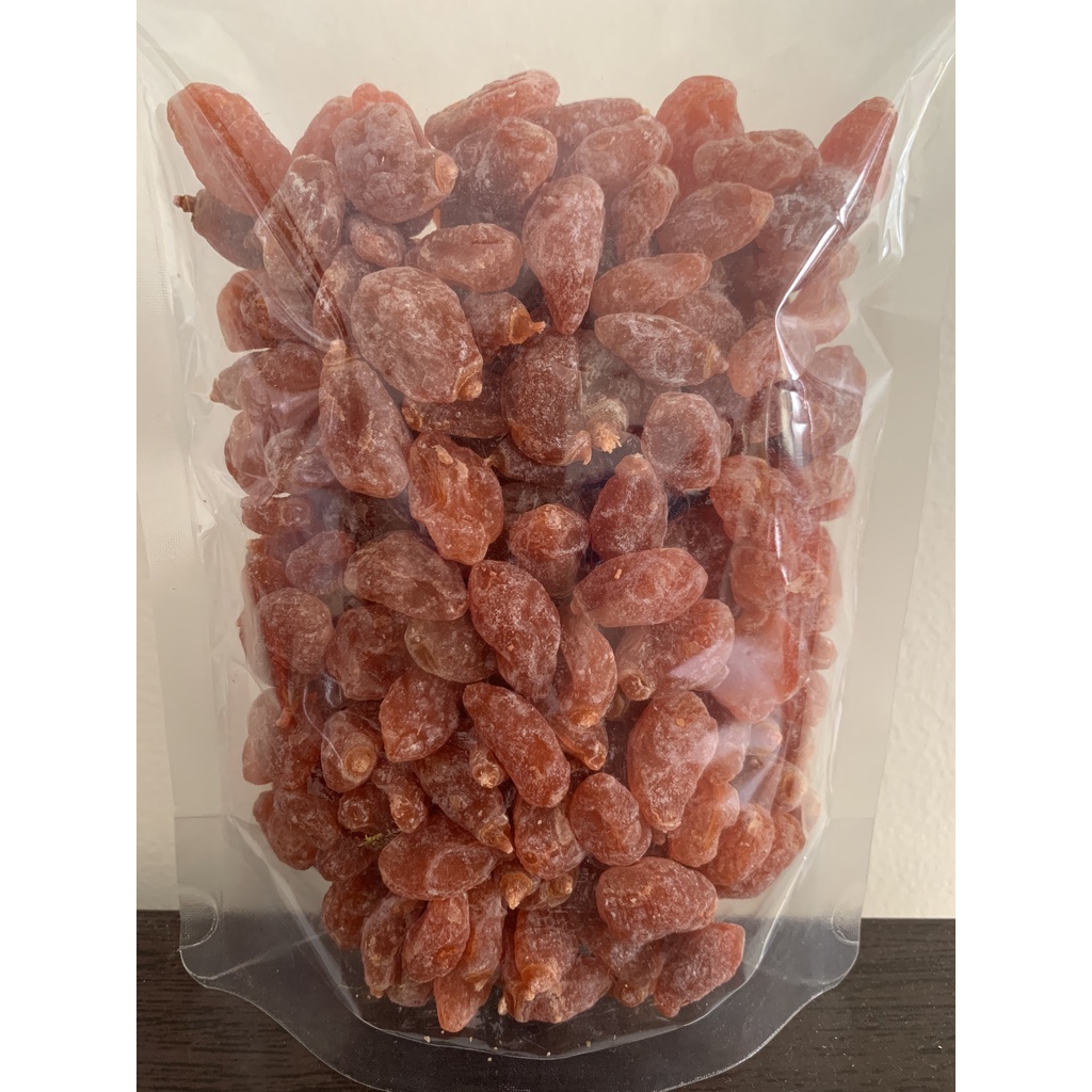 Ô Mai Đào Hồng Bao Tử Xí Muội 500g