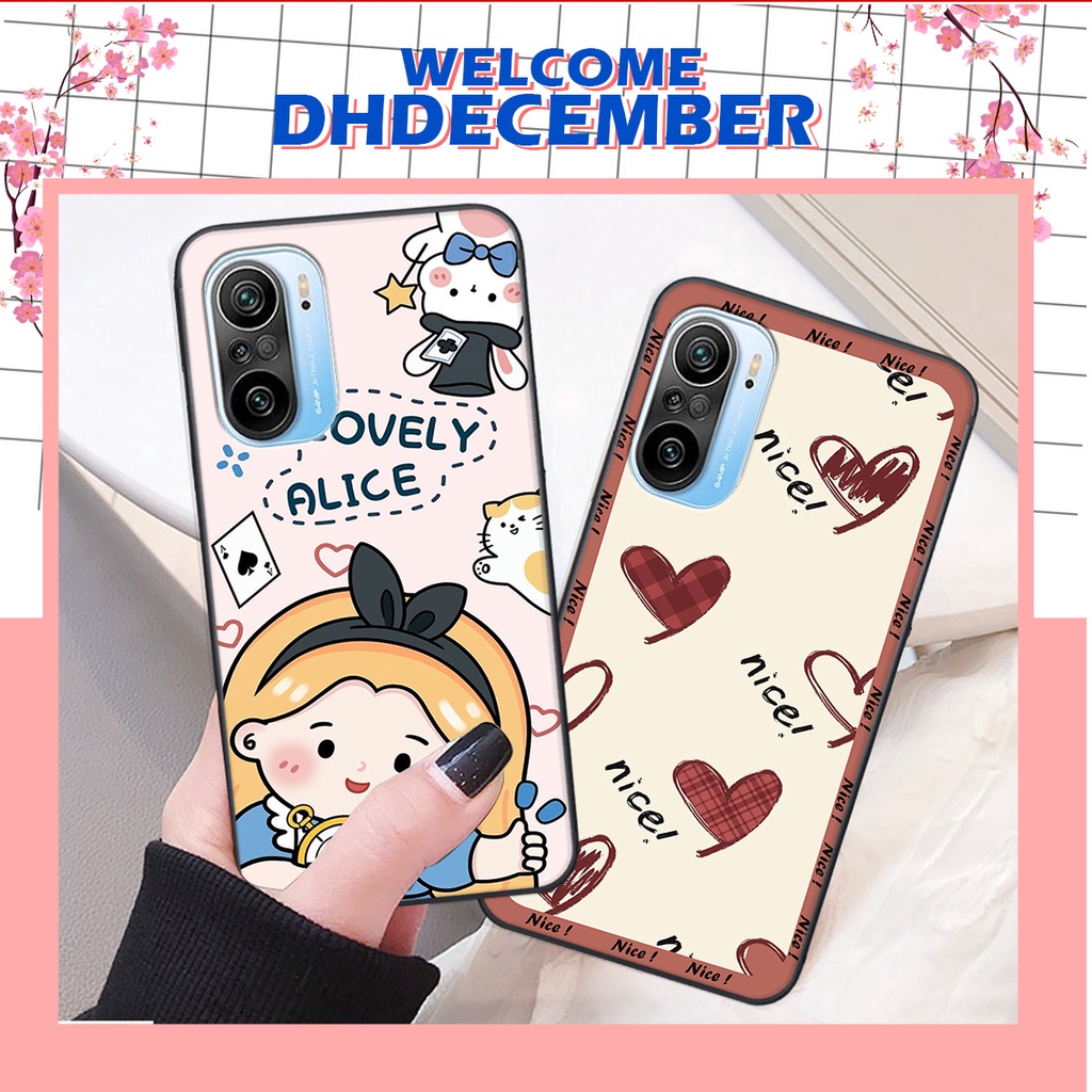 Ốp lưng Xiaomi REDMI K40 in hình nice ,good luck happy ốp xinh viền dẻo đẹp chất