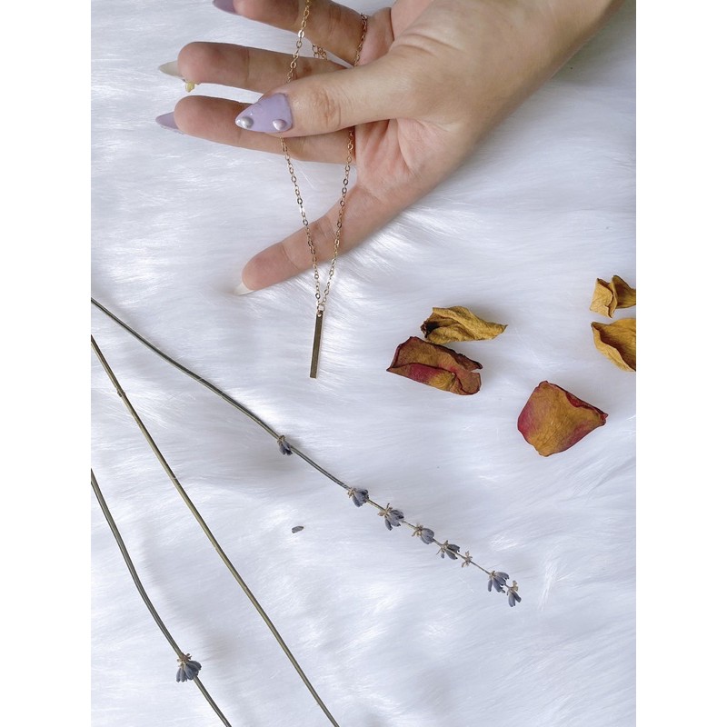 Dây chuyền mặt hình chữ nhật