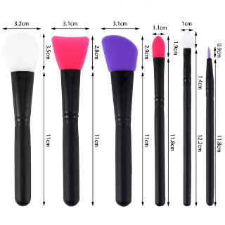 Set 6 Cọ Silicon Đắp Mặt Nạ Tiện Dụng