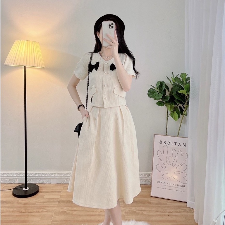 Váy Đầm Trắng Nữ Set Váy Nữ Xinh Đẹp Hotgirl Dự Tiệc Sang Trọng Dáng Chữ A Xòe Dáng Dài Dự Tiệc đám Cưới Bánh Bèo 2022
