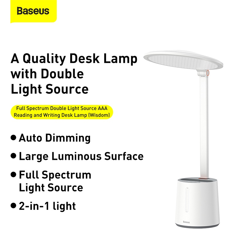 Đèn LED Baseus đèn LED bảo vệ mắt, cảm biến ánh sáng theo môi trường, đèn đọc sách, đèn làm việc