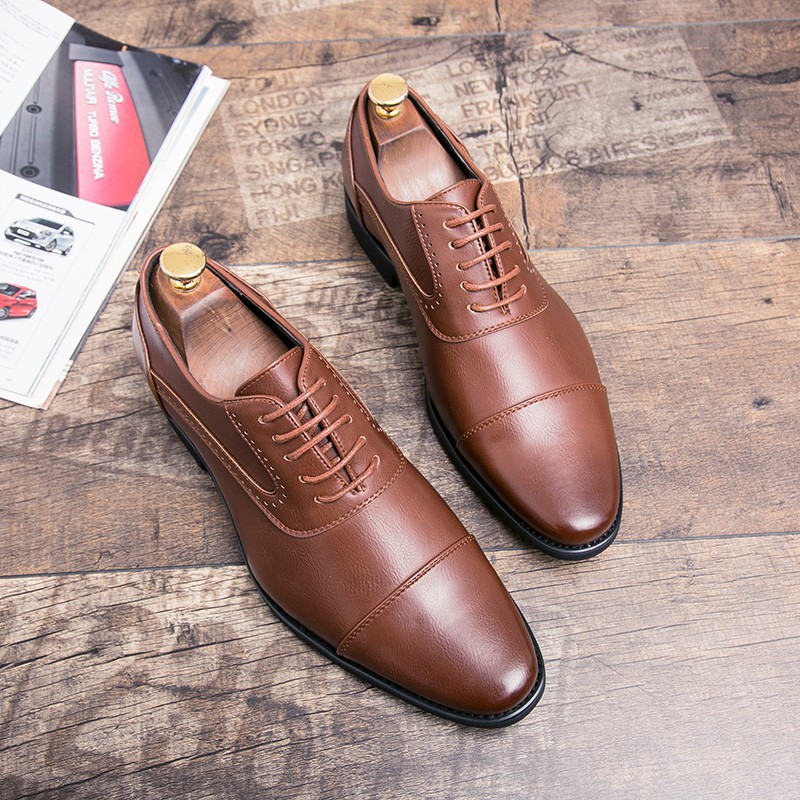 Stylish elegant smooth leather shoes for men sized 38-48 | BigBuy360 - bigbuy360.vn