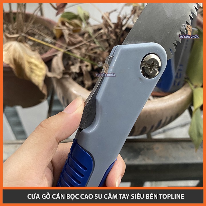 Cưa gỗ cầm tay siêu sắc bén chính hãng Topline, thép SK5 siêu bền, siêu sắc bén. mang lại cảm giác cắt nhẹ nhàng và ngọt