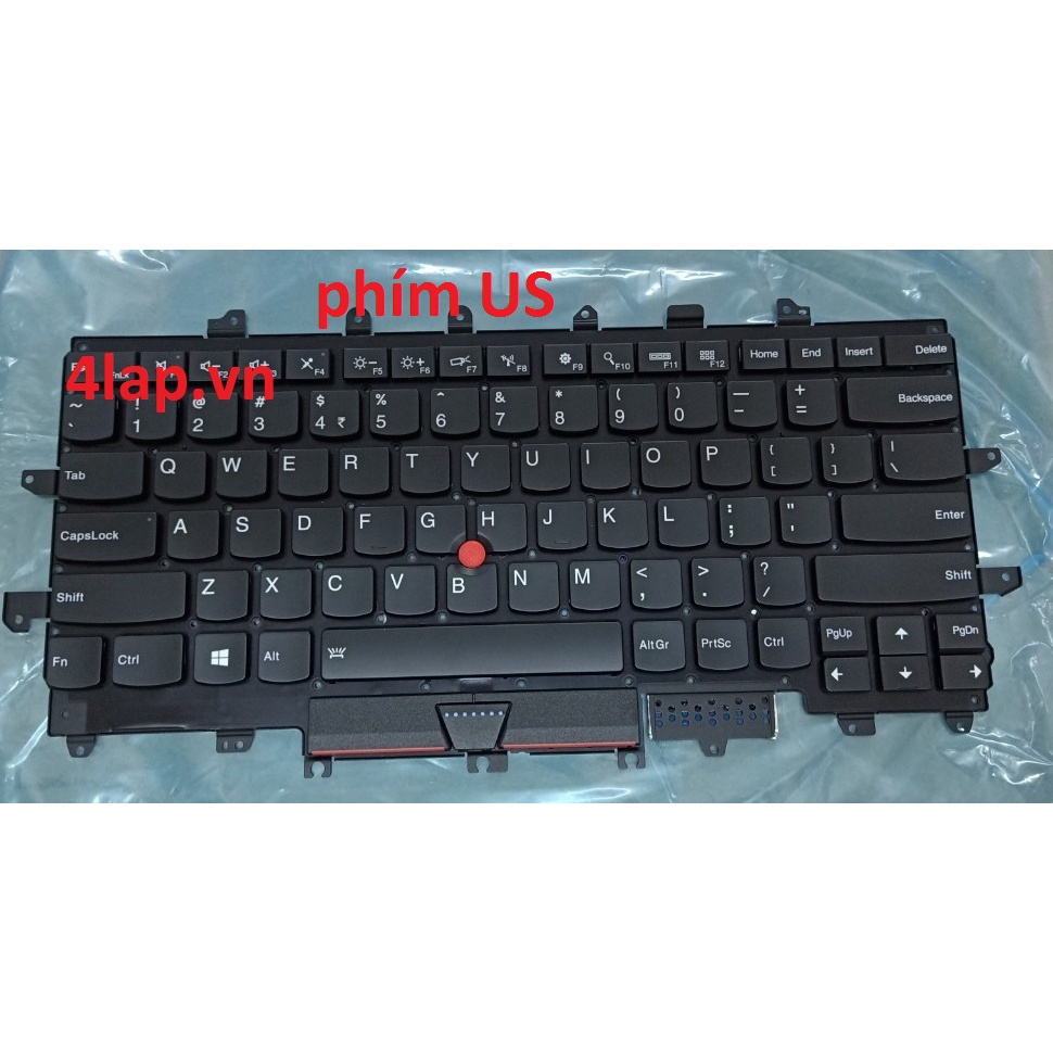 Thay Bàn Phím - KeyBoard Laptop Lenovo ThinkPad X1 Carbon Gen 4 hàng ZIN Led US