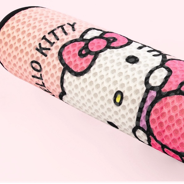 Bộ 2 Vỏ Gối Tựa Đầu Gắn Ghế Ngồi Xe Hơi Hình Mèo Kitty Dễ Thương