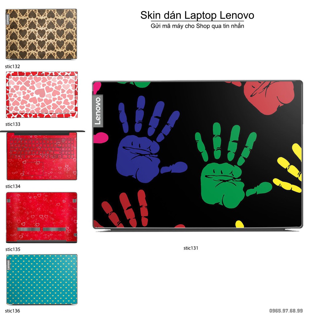 Skin dán Laptop Lenovo in hình Hoa văn sticker nhiều mẫu 22 (inbox mã máy cho Shop)