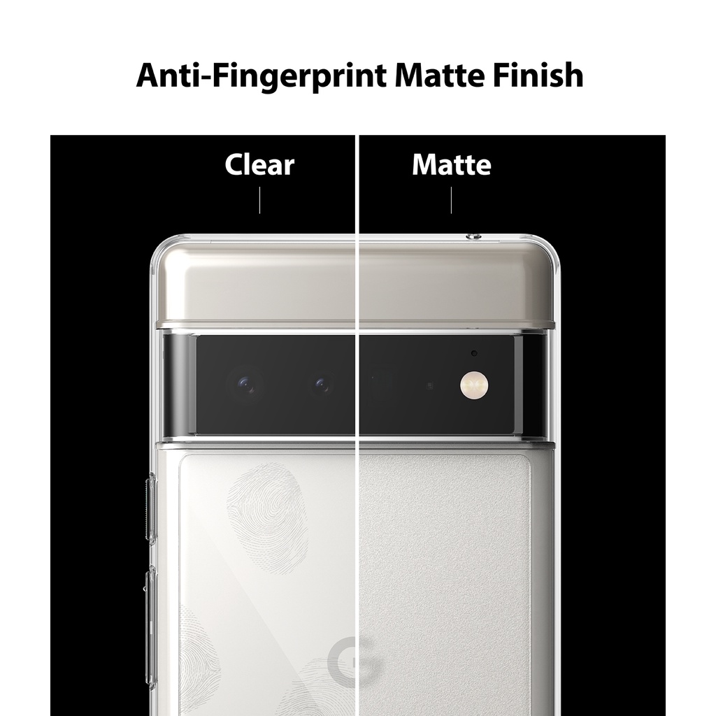 Ốp điện thoại Ringke dòng fusion kiểu trong suốt cứng màu nhám cho Google Pixel 6 Pro Pixel 6