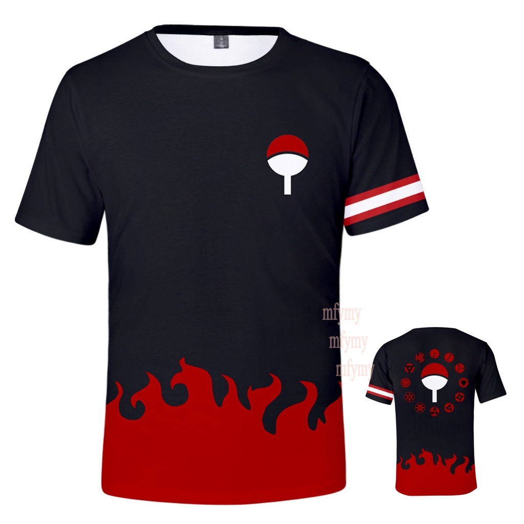 Áo Thun Ngắn Tay Hóa Trang Nhân Vật Anime Naruto Cho Bé Trai/Bé Gái