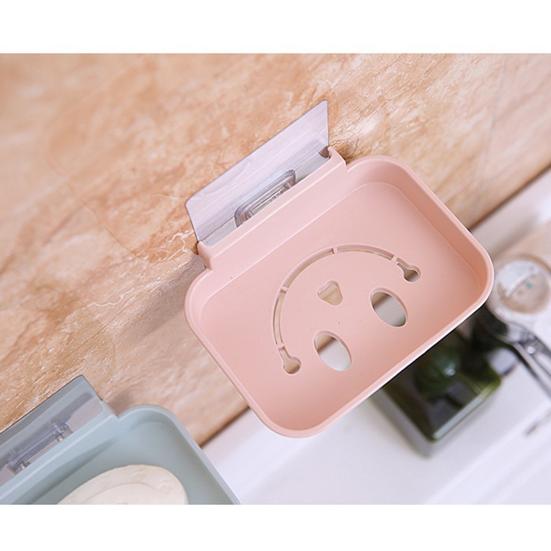 COMBO 2 Khay Để Xà Bông Dán Tường Hình Mặt Cười 2454 SHOP KHO TỔNG88