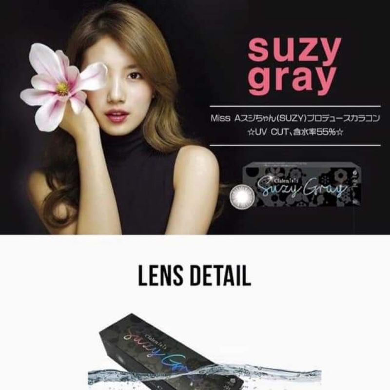 Kính áp tròng màu 1 ngày ghi  SUZY GRAY