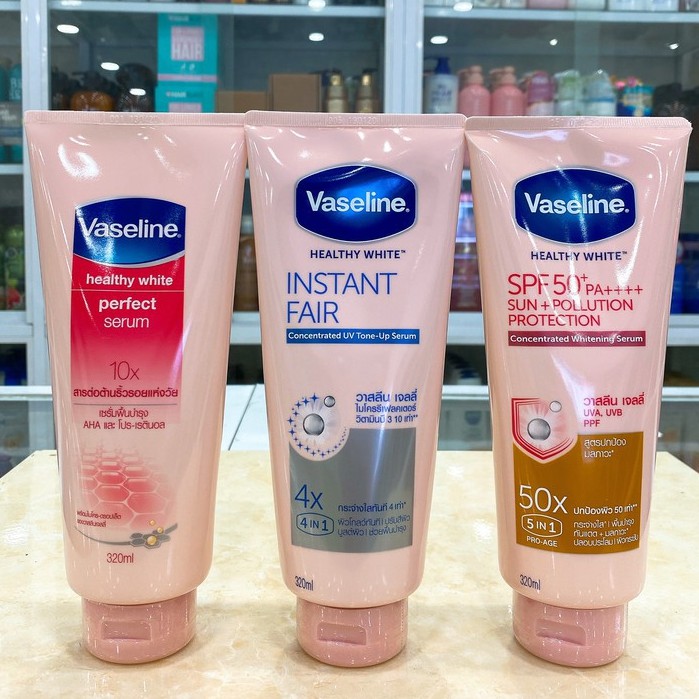 SỮA DƯỠNG THỂ VASELINE 10x/30x/50x HEALTHY WHITE 320ML