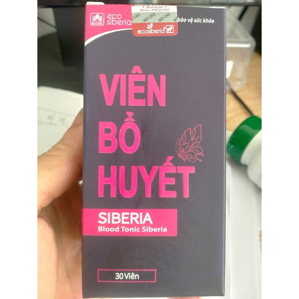 Viên bổ huyết siberia.